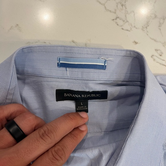 Button short sleeve shirt banana republic - Picture 2 of 2